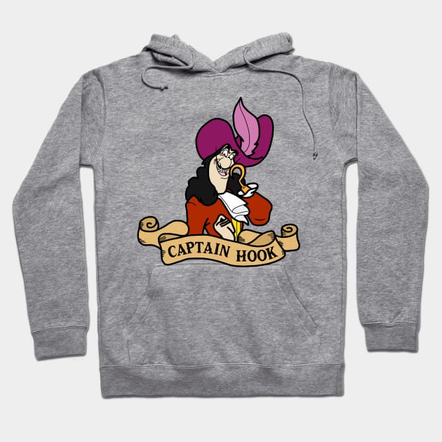 Captain Hook Hoodie by SimplePeteDoodles